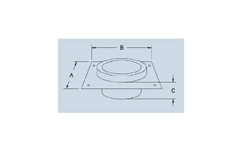 Security Chimneys 18'' SM Anchor Plate - SM18APE