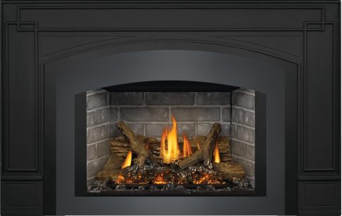 Napoleon Oakville X3 Gas Fireplace Insert Arched faceplate