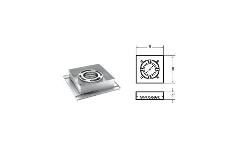 M&G DuraVent 7'' DuraPlus Flat Ceiling Support Box - 9147N // 7DP-FCS