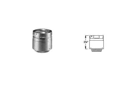 Security Chimneys 4" Secure Pellet Male Flex Adapter - 4SPVADFM