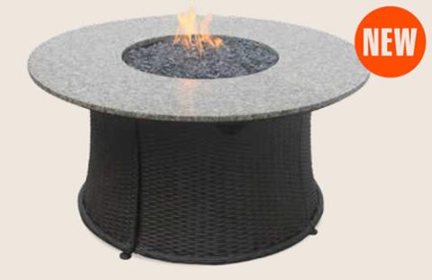 Uniflame LP Gas Outdoor Firebowl With Granite Mantle - GAD1375SP