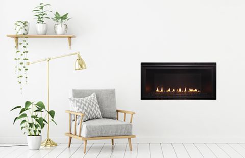 DV Linear 36 direct vent gas fireplace with IntelliFire ignition system - DVLINEAR36