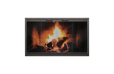 Thermo-Rite Thin Line Custom Glass Fireplace Door - THIN-LINE