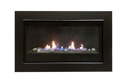 Sierra Flame 36 Natural Gas Direct Vent Linear Gas Fireplace - Electronic Ignition - BOSTON-36-NG-EI