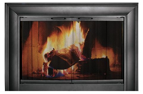 Thermo-Rite Celebrity 33 1/2" x 23" Glass Fireplace Aluminum Enclosure - CE3323