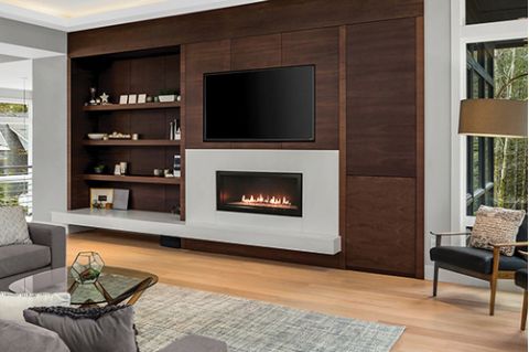White Mountain Hearth Boulevard 36 Direct-Vent Linear Fireplace - DVLL36BP92