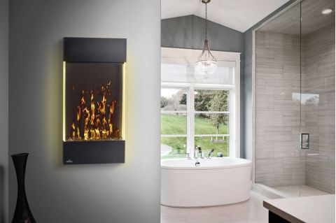 Napoleon Allure Vertical 32 Electric Fireplace Installed