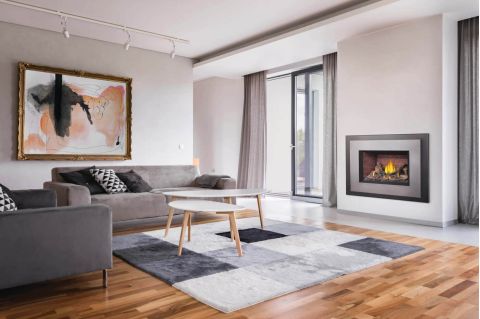Napoleon Oakville Gas Insert w/Logs in living room