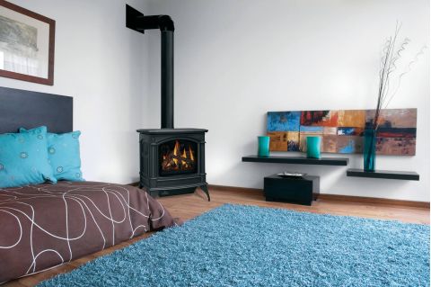 Napoleon Knightsbridge Gas Stove installed in living room