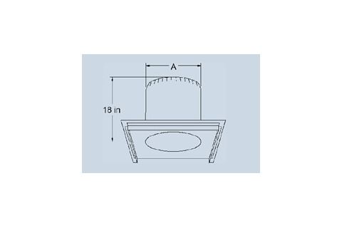 Security Chimneys 18'' SM Attic Radiation Shield - SM18ARS