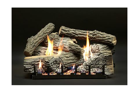 White Mountain Hearth Super Stacked Wildwood Log Set - 7 Piece - 18 inch - Refractory - LS18WRS