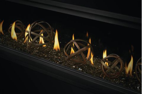 Fireplace flames