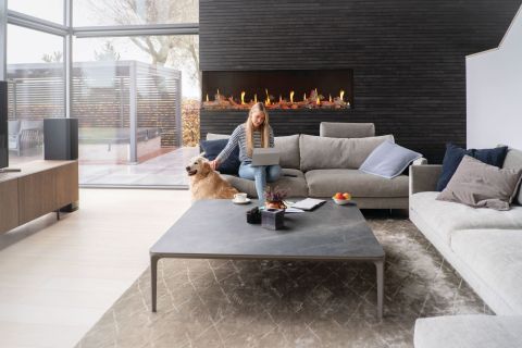 Napoleon Luminex Electric Fireplace Installed
