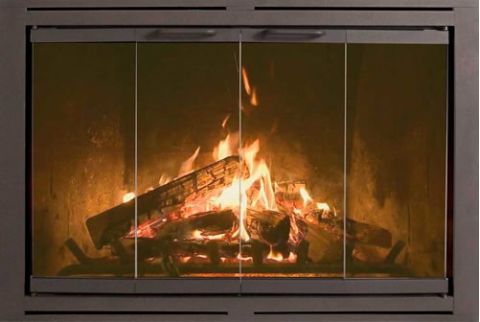 Thermo-Rite Z-Heritage Custom Zero Clearance Glass Fireplace Door - Welded Steel - Z-HERITAGE