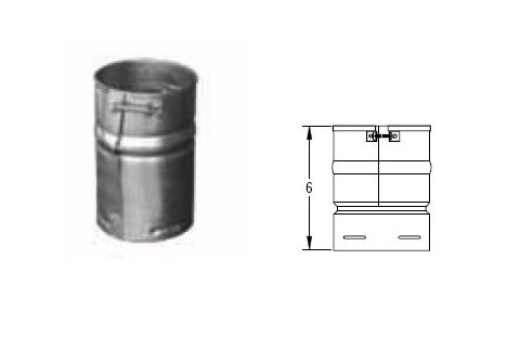 M&G DuraVent 5'' Round Gas Vent Female Adapter - 5GVAF // 5GVAF