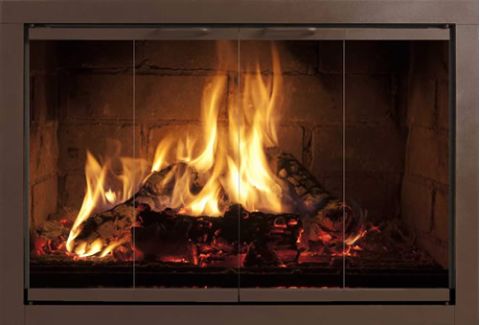 Thermo-Rite Heritage Custom Glass Fireplace Door - Welded Steel - HERITAGE