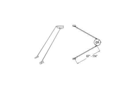 M&G DuraVent 7'' DuraPlus Extended Roof Bracket - 9161 // 7DP-XRB