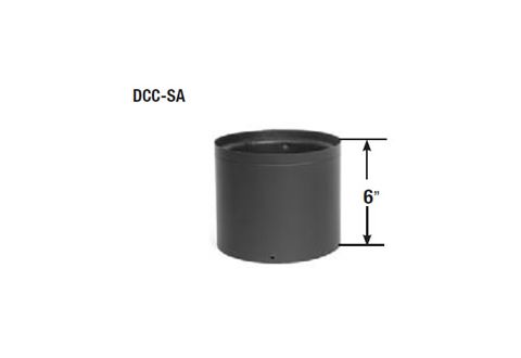 Selkirk 6'' DCC Stove Adaptor - Black - 6DCC-SA-BK
