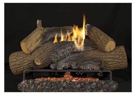 Vantage Hearth LTF24-RS 24" New Oak Concrete Logs - LTF24-RS