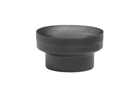 Metal-Fab Black Pipe 6" to 8" Increaser Single Wall - 6SWI8
