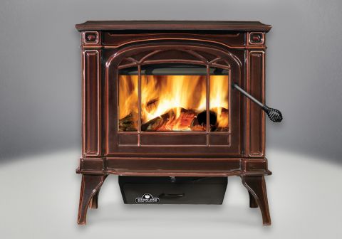 Napoleon 1100C Majolica Brown Wood Burning Stove