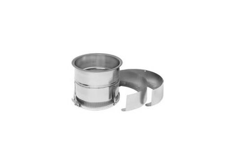 Metal-Fab Corr/Guard 6" Diameter Boiler Adapter Inner Collar (430SS/Insulated) - 6FCSSBAI2-C31