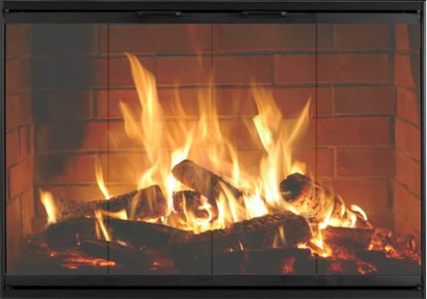 Thermo-Rite Z-Phantom Custom Zero Clearance Glass Fireplace Door - Z-PHANTOM