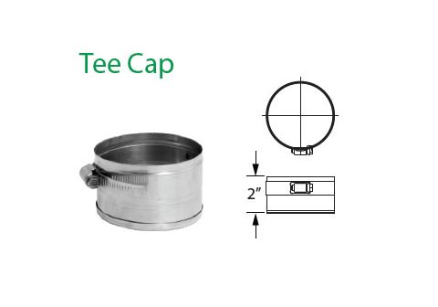DuraVent 10 DuraFlex SS Tee Cap - 10DFS-TCV