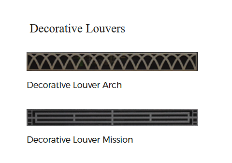 White Mountain Vail Vent-Free Premium 24 -  Decorative Louvers