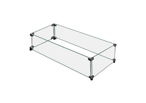 Firegear Linear Windshield - 35 1/2 L x 11 1/2 W x 6 H - GWS-3511
