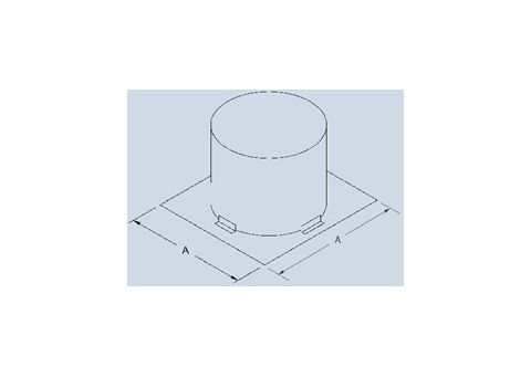 Security Chimneys 18'' SM Firestop Radiation Shield - SM18FRS