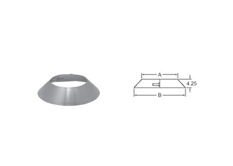 Metal-Fab Air-Cooled Temp/Guard 14 Diameter Storm Collar - 14AIRTGSC