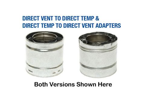 Selkirk 5x8 Direct-Temp - 5" Amerivent To 5" Selkirk Adapter - One Adapter - 1605280 - 5AVD TO 5DT
