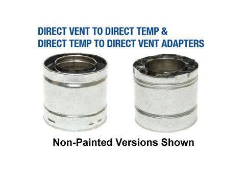 Selkirk 4x6 Direct-Temp - 4" Selkirk To 4" Amerivent Adapter - Black - 1604281B
- 4DT TO 4AVD (One Adapter)