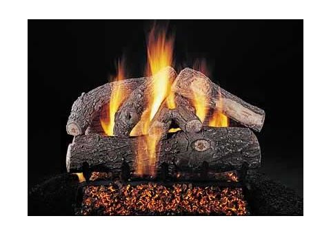 Rasmussen 33" Frosted Oak Log Set - Single Face - S338