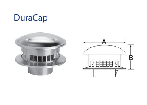 DuraVent 8 B-Vent DuraCap - 8BVDC