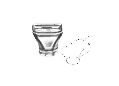 Selkirk 5'' OV Round To Oval Adapter - 165370 - 5RV-OV5