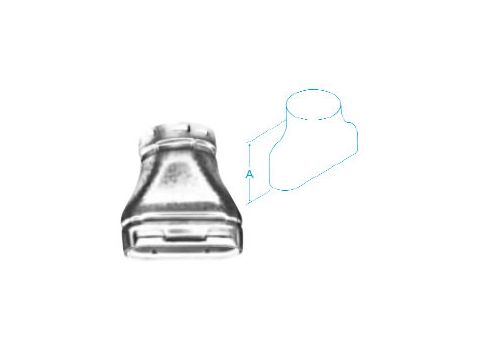 Selkirk 6'' OV Oval To Round Adapter - 166380 - 6OV-RV6