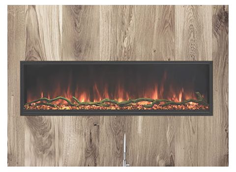 Modern Flames 68" Landscape Pro Slim Built-In Clean Face Electric Fireplace - LPS-6814