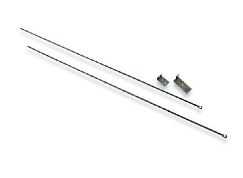 Uniflame Adjustable Fireplace Curtain Rod Kit - C-6800