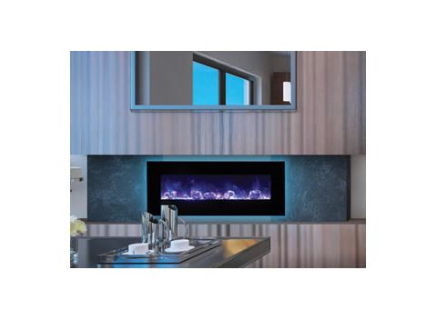 Amantii WM-FM-48-5823-BG 48" Electric Fireplace - Wall Mount/Built In - WM-FM-48-5823-BG