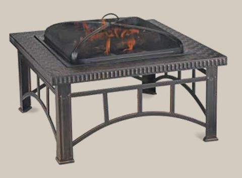 Uniflame Brushed Copper Wood Burning Outdoor Firebowl - WAD15143MT