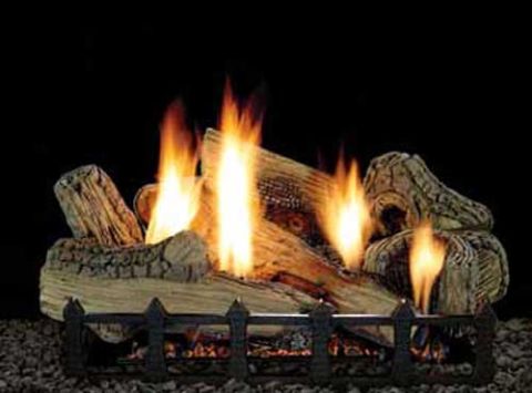 Empire Canyon Ceramic Fiber Log Set - 7-piece - 24in - LX-24-CF