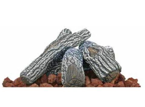 Uniflame Lava Rock And Log Kit - LOG-KIT