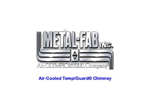 Metal-Fab Air-Cooled Temp/Guard 14 Diameter Flashing 6/12-10/12 Pitch - 14AIRTGF10