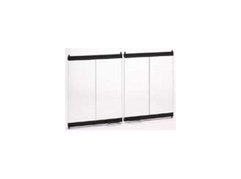 Vantage Hearth 42" Bi-Fold Glass Door For Wood Stove -Black - BDB42