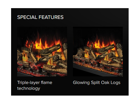Napoleon Elevation Electric Fireplace NEFB42H-MF special features