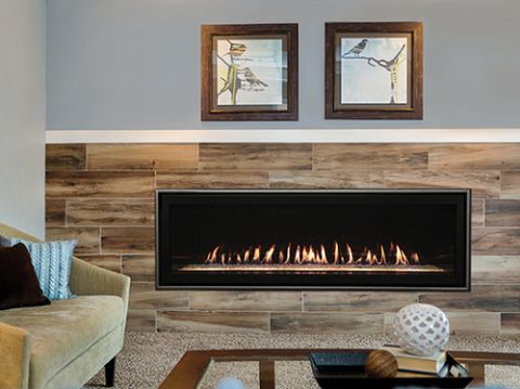 White Mountain Hearth Boulevard 60 Direct-Vent Linear Fireplace - DVLL60BP90