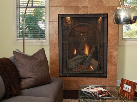White Mountain Hearth Forest Hills Traditional 27 Portrait-Style Direct-Vent Fireplace - DVTL27FP90