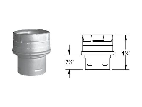 M&G DuraVent PelletVent Pro Increaser - 3PVP-X4 // 3PVP-X4